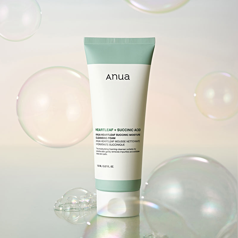 Anua Heartleaf Succinic Moisture Cleansing Foam — 150ml