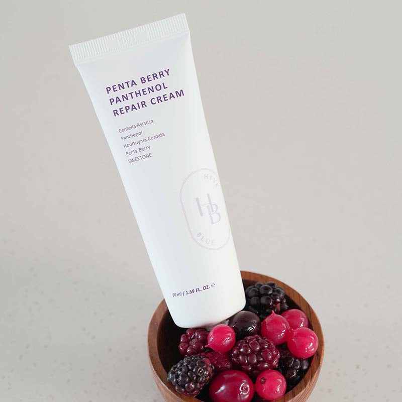 HEVEBLUE Penta Berry Panthenol Repair Cream — 50ml