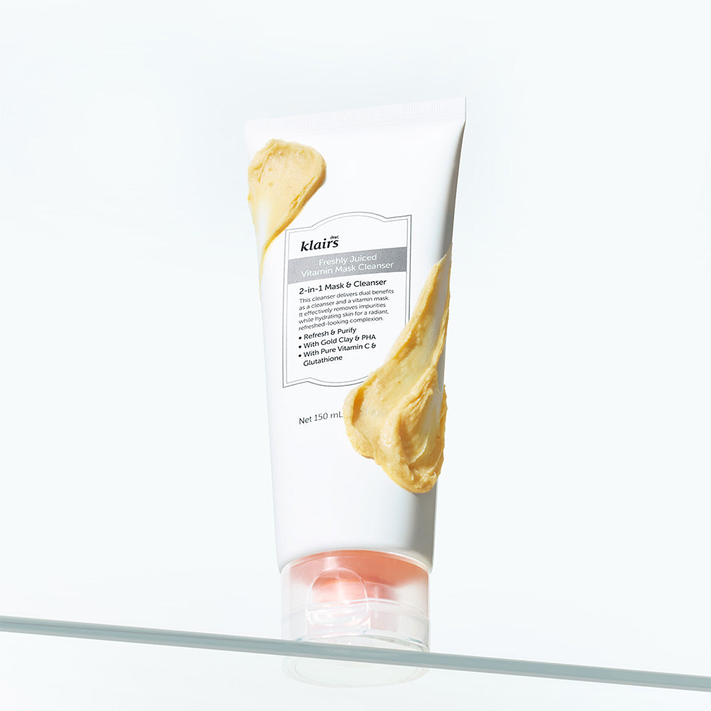 Dear Klairs Vitamin Mask Cleanser – tube et texture