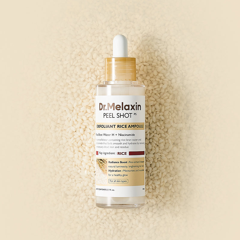 Dr.Melaxin Peel Shot Exfoliant Rice Ampoule — 80ml