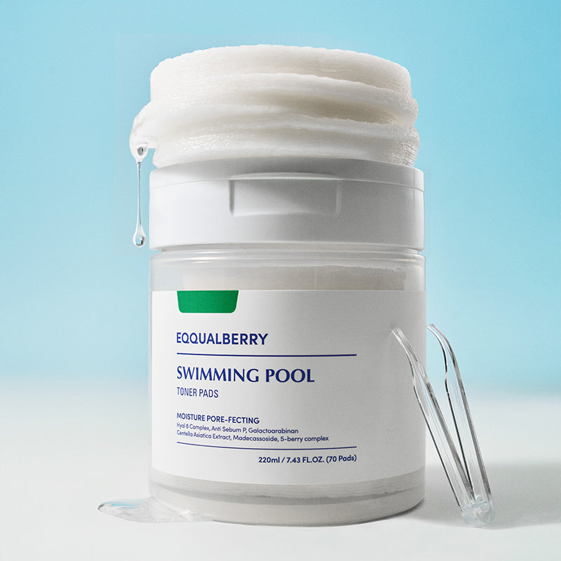EQQUALBERRY Swimming Pool Toner Pads — 220ml/70pcs