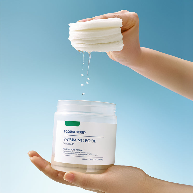 EQQUALBERRY Swimming Pool Toner Pads — 220ml/70pcs