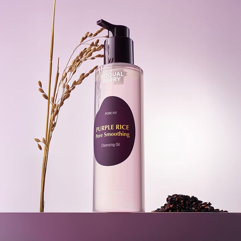 EQQUALBERRY Purple Rice Pore Smoothing Cleansing Oil — 200ml