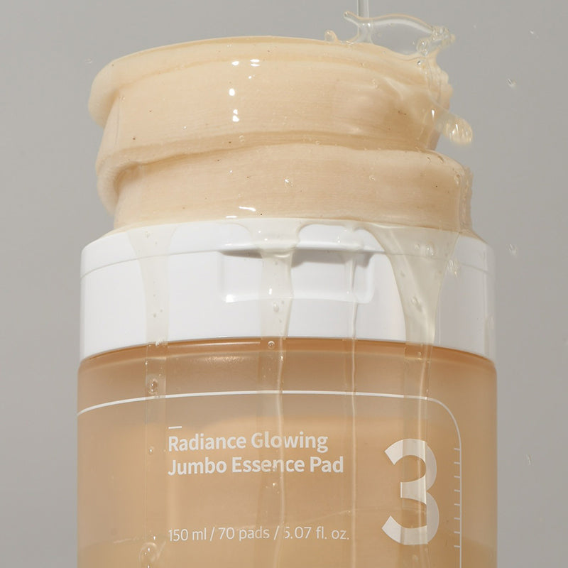 Numbuzin No.3 Radiance Glowing Jumbo Essence Pad — 70ea (150ml)