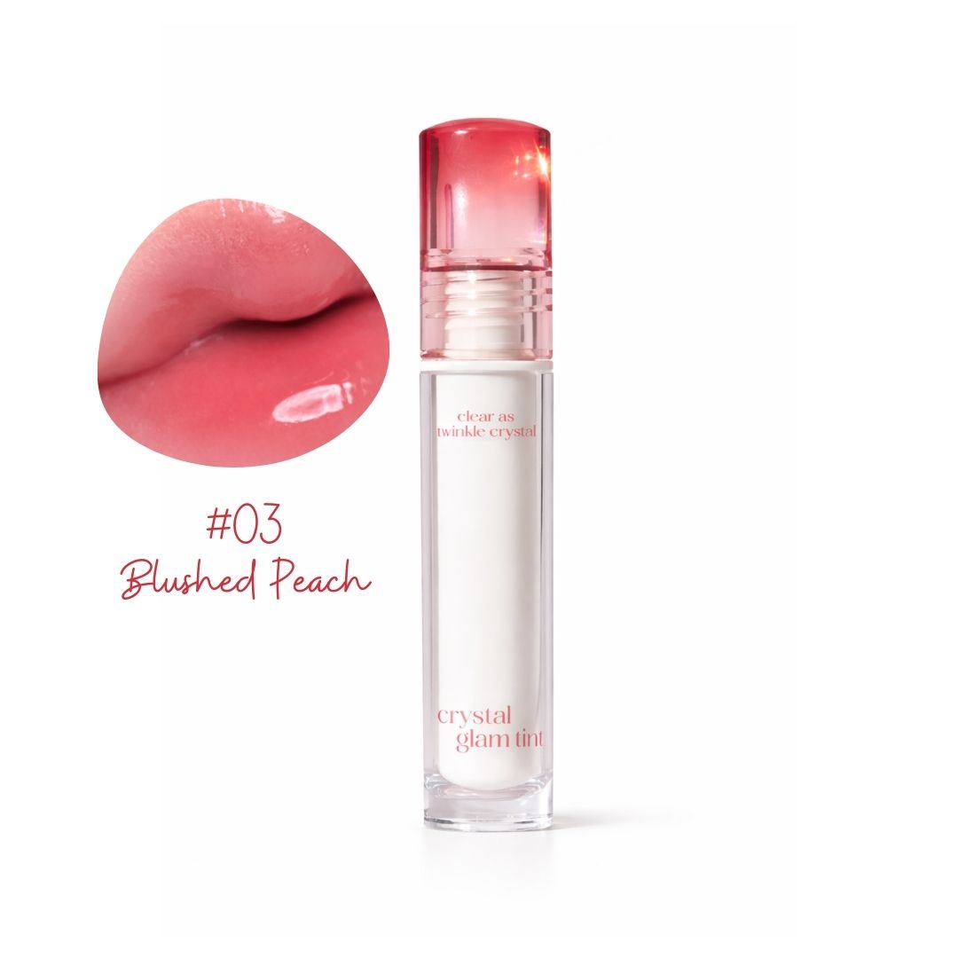 Clio Crystal Glam Tint — teinte Blushed Peach