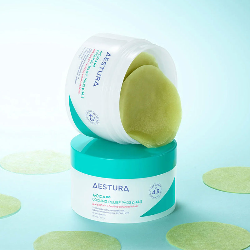 AESTURA A-Cica 365 Cooling Relief Pads pH4.5 — 60pcs/110ml