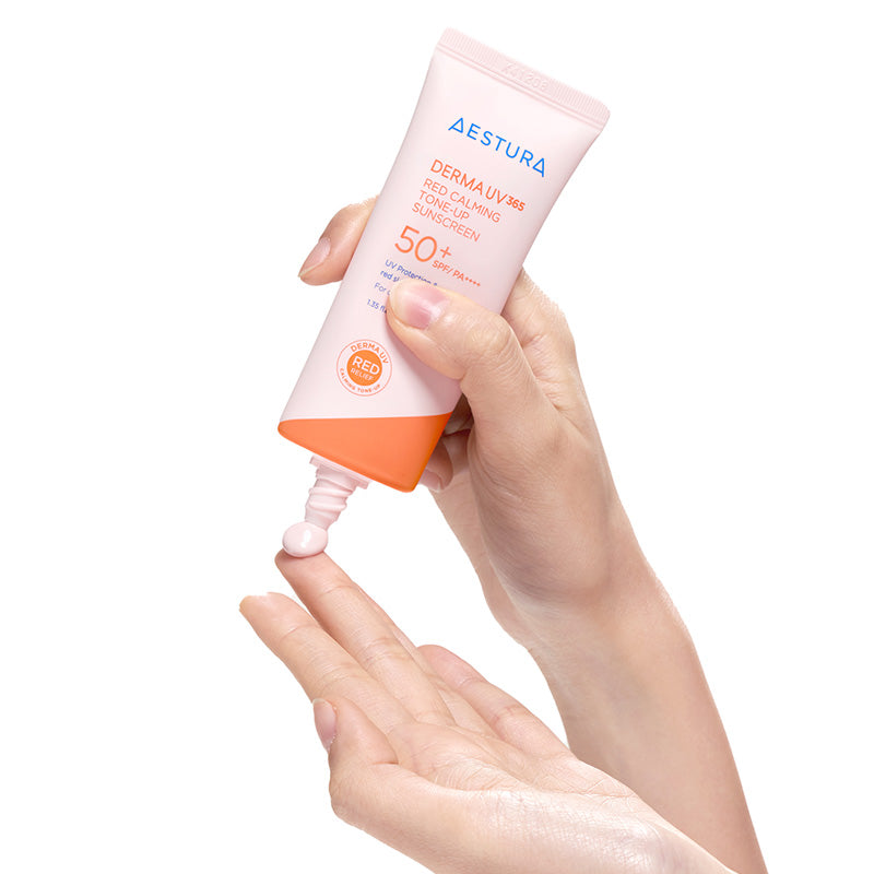 AESTURA Derma UV 365 Red Calming Tone-Up Sunscreen — 40ml