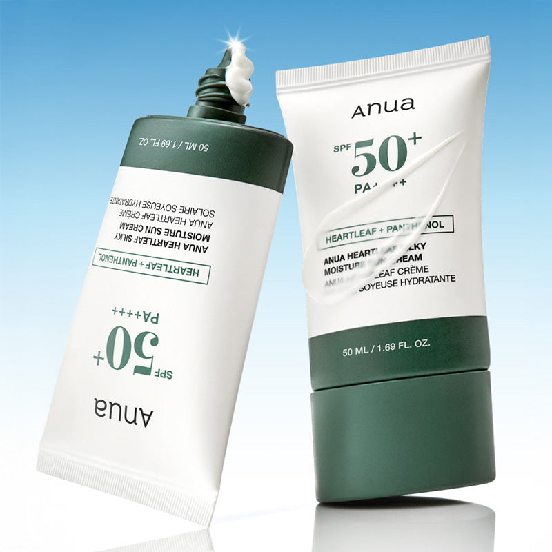 Anua Heartleaf Silky Moisture Sun Cream — 50ml