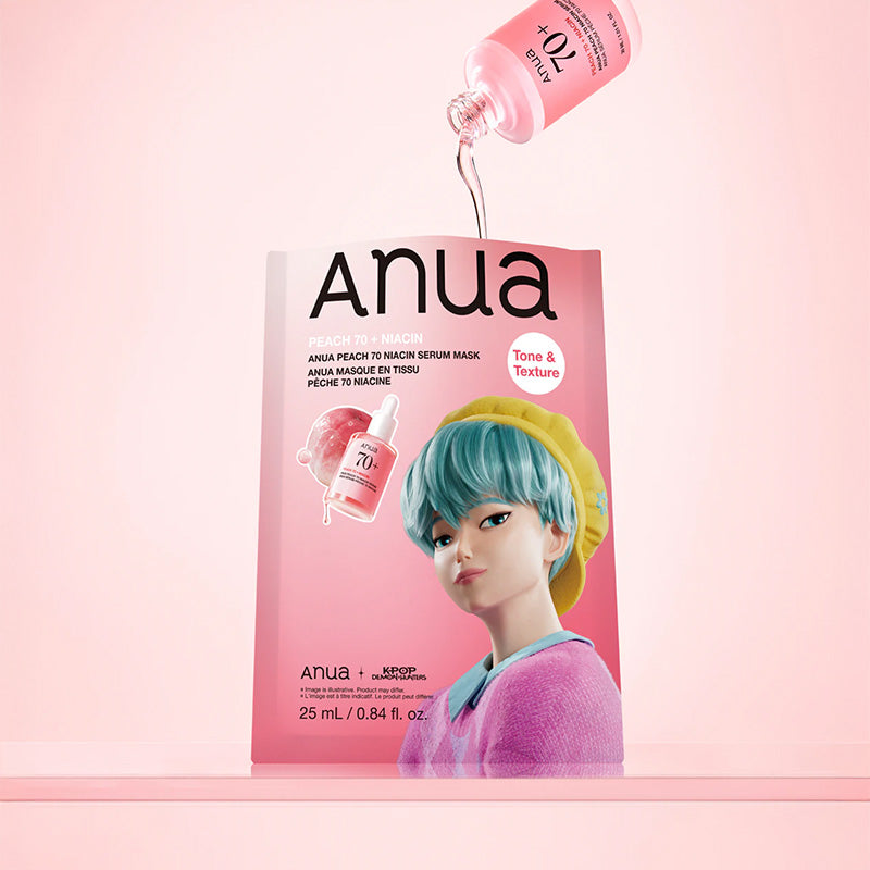 Anua Peach 70% Niacin Serum Mask — 1 pc