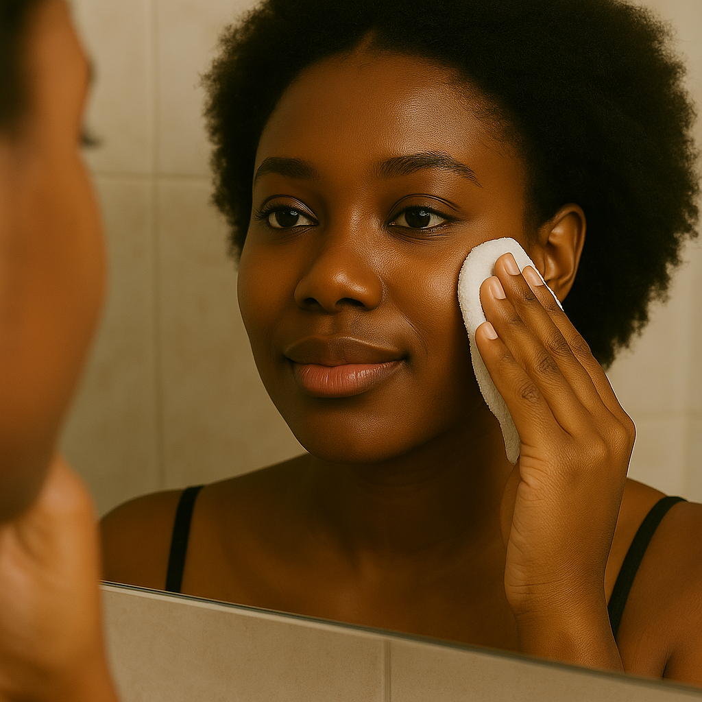 1. Nettoyez doucement votre peau