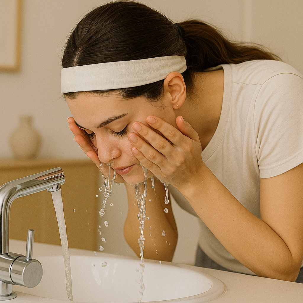 4. Rincez à l’eau tiède