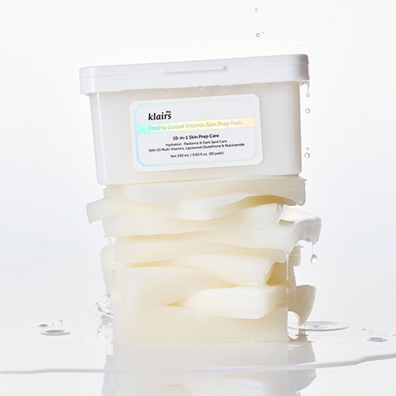 Dear Klairs Freshly Juiced Vitamin Skin Prep Pads — 290ml/80 pads