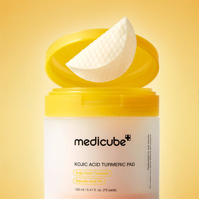 Medicube Kojic Acid Turmeric Pad — 160ml/70 pads