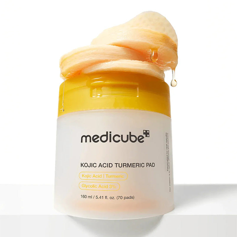 Medicube Kojic Acid Turmeric Pad — 160ml/70 pads