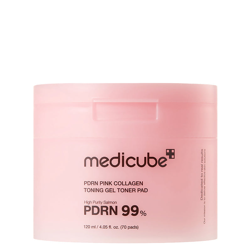 Medicube PDRN Pink Collagen Toning Gel Toner Pad — 120ml / 70 pads