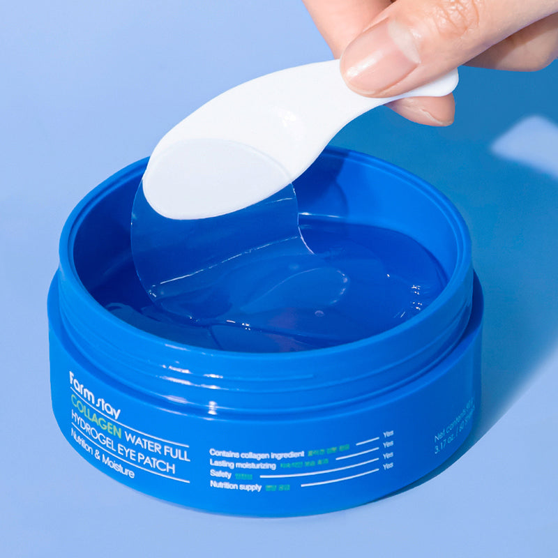 Farmstay Collagen Water Full Hydrogel Eye Patch — 60pcs
