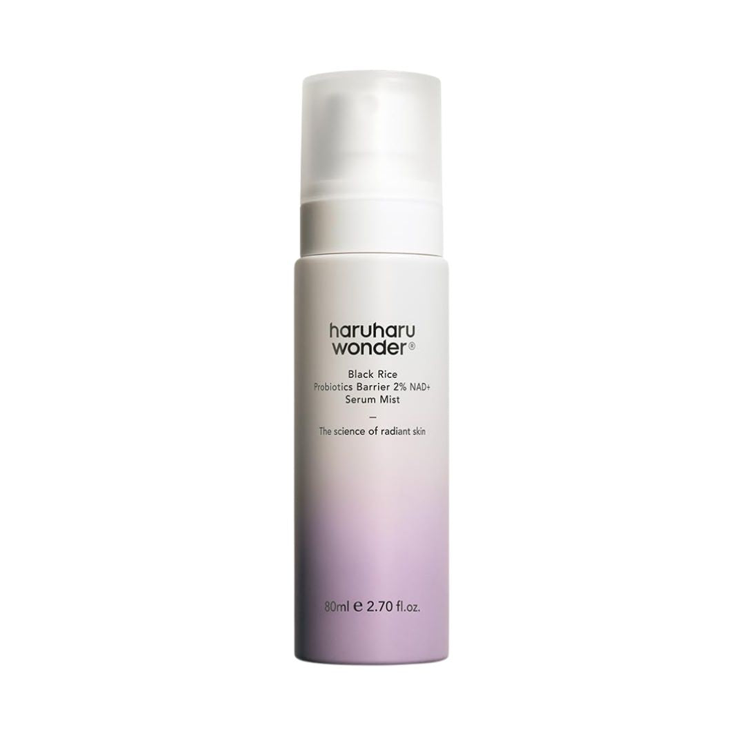 Brume Hydratante Riz Noir, Probiotiques & NAD+ — 80 ml